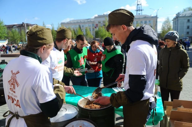 День Победы в Барнауле.