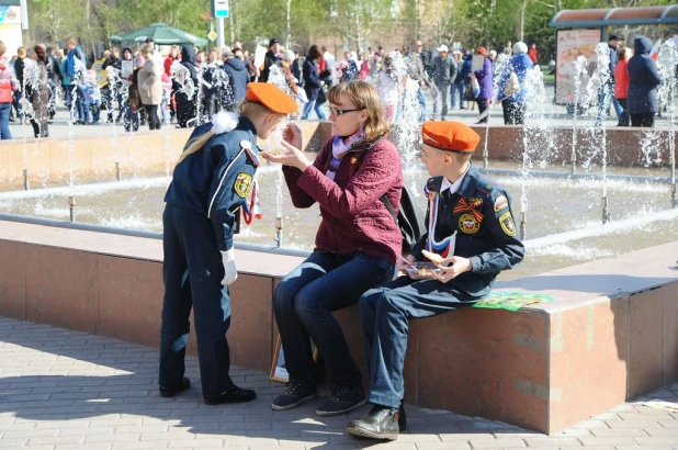 День Победы в Барнауле.