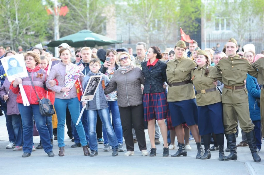 День Победы в Барнауле.