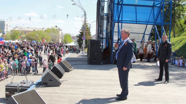 День Победы в Барнауле.