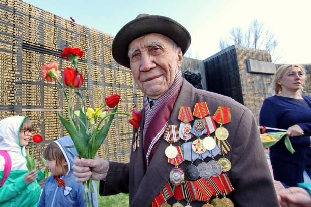 День Победы в Барнауле. 9 мая 2017 года.