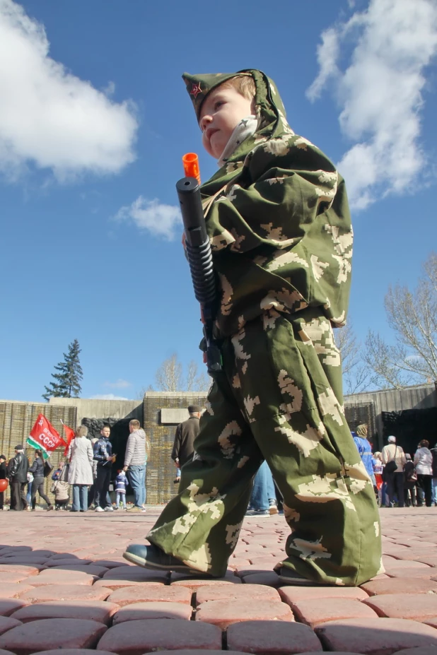 День Победы в Барнауле. 9 мая 2017 года.