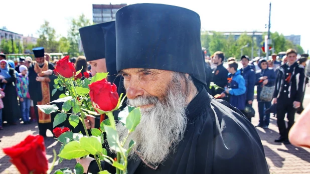 День Победы в Барнауле. 9 мая 2017 года.