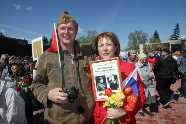 День Победы в Барнауле. 9 мая 2017 года.