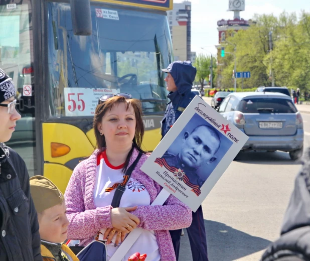 День Победы в Барнауле. 9 мая 2017 года.