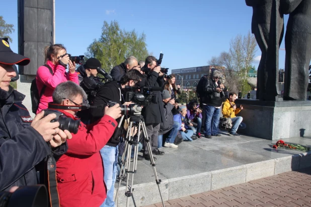 День Победы в Барнауле. 9 мая 2017 года.