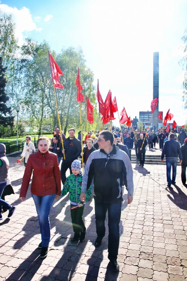 День Победы в Барнауле. 9 мая 2017 года.