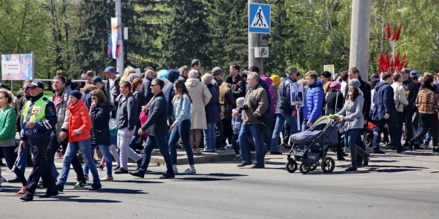 День Победы в Барнауле. 9 мая 2017 года.