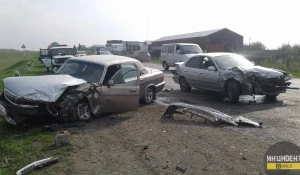 ДТП на трассе возле поселка Первомайское. 15 мая 2017 года.