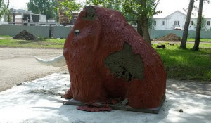 Барнаульский мамонтенок переехал из Центра на Поток. 22 мая 2017 года.