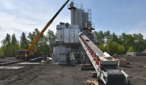 Модульный асфальтобетонный завод в Камне-на-Оби.