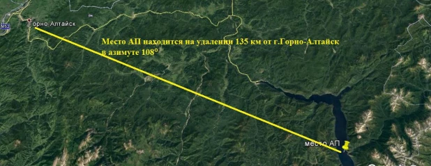 Географическое положение места происшествия.