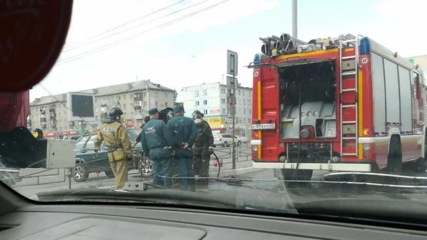 ДТП в Бийске у ТРЦ "Созвездие". 26 мая 2017 года.