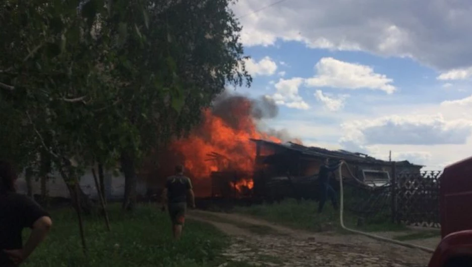 Пожар во Власихе. 