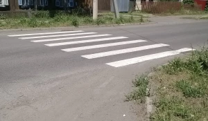 В Бийске на улице Иркутской нанесли странную разметку.