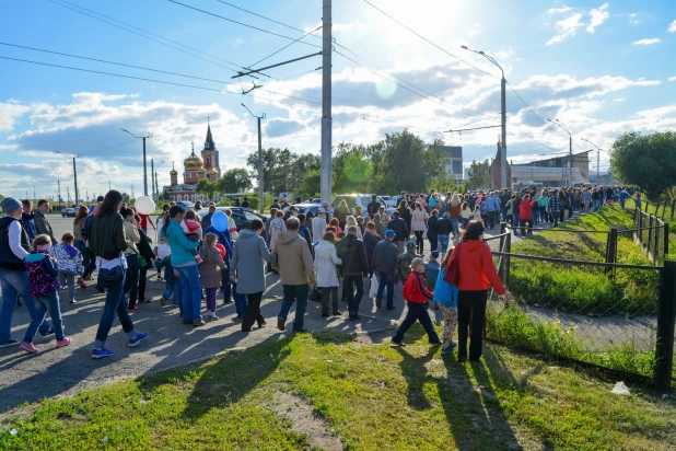 День России в Барнауле. Речной вокзал, 12 июня 2017 года.