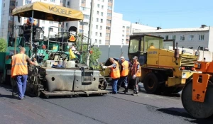 Ремонт на улице Чкалова.