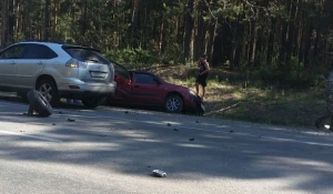 ДТП на шоссе Ленточный Бор.