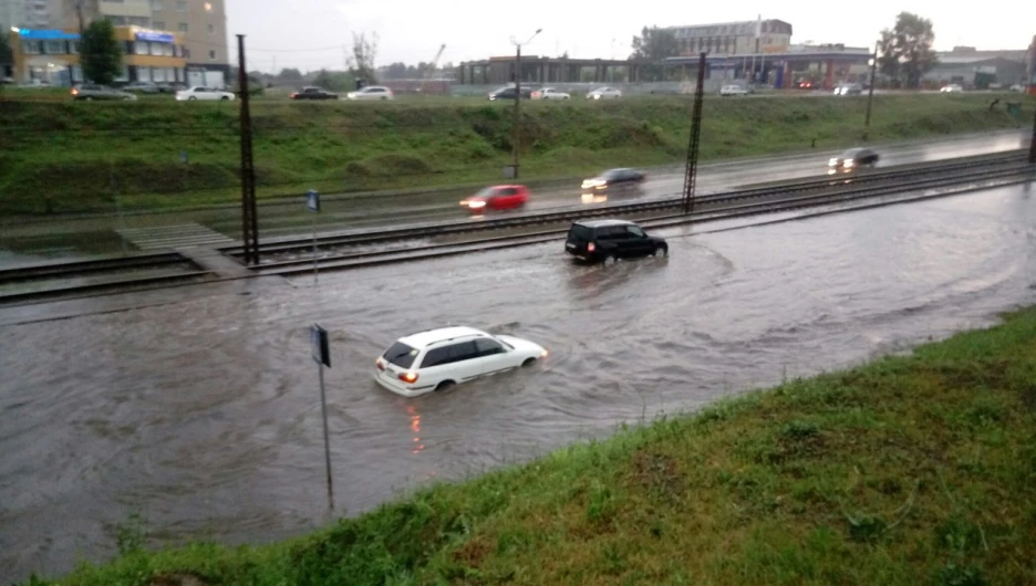 Потоп на Малахова летом.