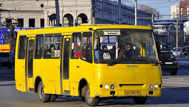 Автобус №125 в Барнауле