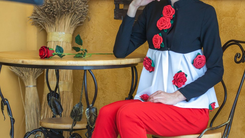 Коллекция одежды в стиле Фриды Кало дизайнера Ирины Жуликовой.