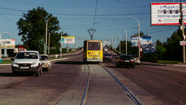 Трамвай в Бийске