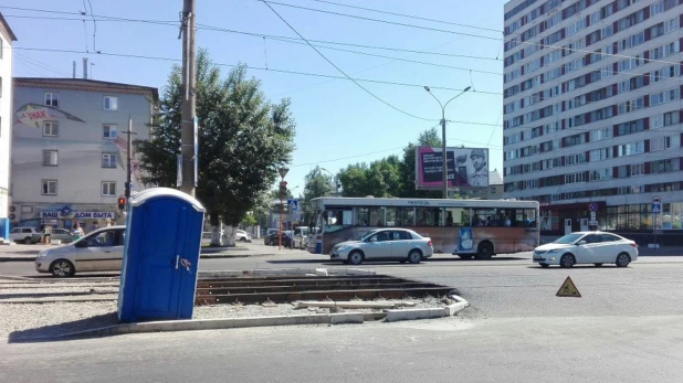 В центре Барнаула появился туалет