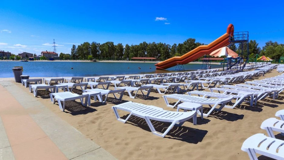 Пляж "Солнечный".