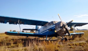 Ан-2 на почетной стоянке барнаульского аэропорта.