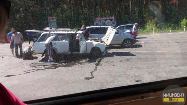 ДТП под Бийском. 4 июля 2017 года.