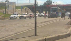 ДТП на Павловском тракте. Барнаул, 4 июля 2017 года.