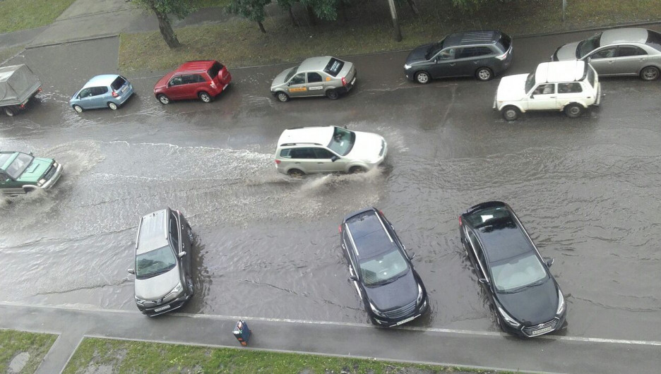 "Потоп" на Ядринцева.