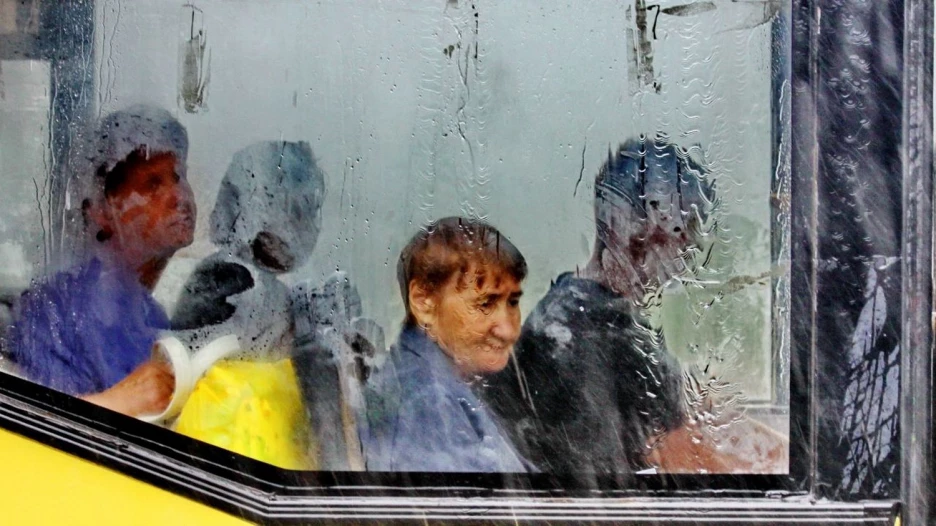 Дождь в Барнауле.
