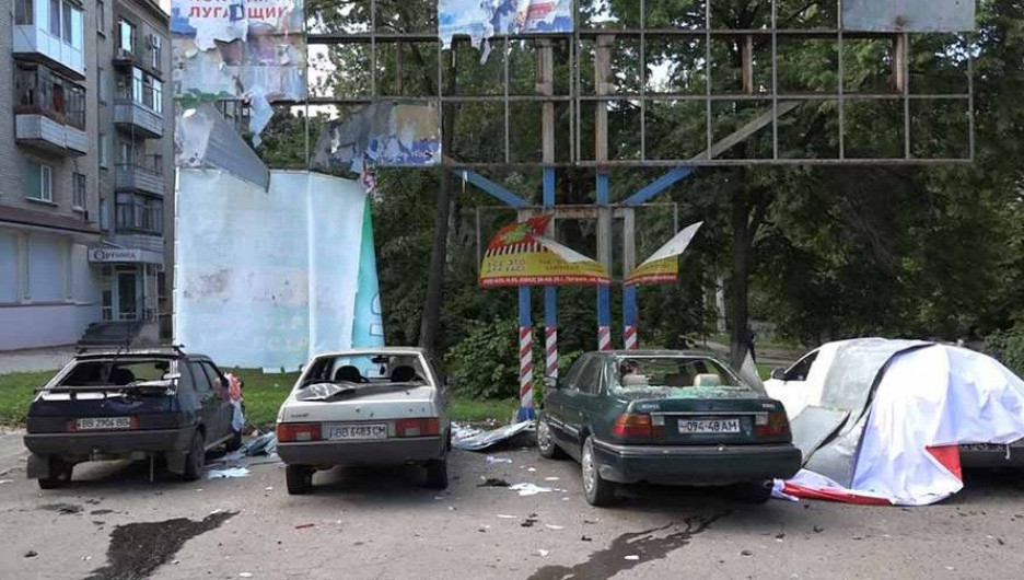 Взрыв в Луганске. 7 июля 2017 года.