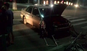 ДТП на пересечении ул. Молодежной и пр. Ленина в Барнауле