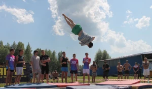 Батут-баттл в Барнауле.