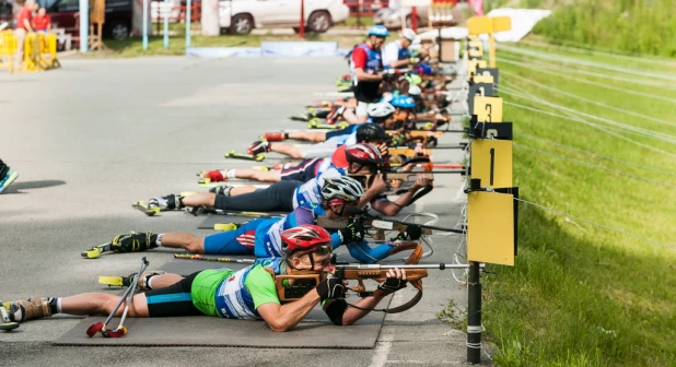 Чемпионат России по летнему биатлону среди ветеранов.