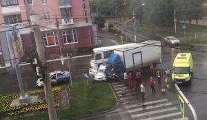 ДТП на Калинина в Барнауле.