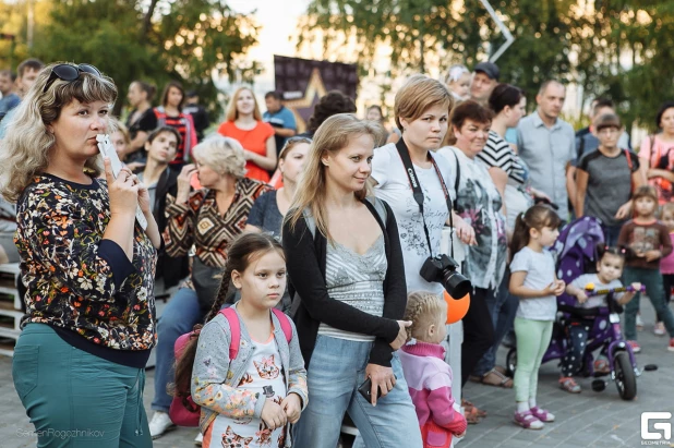 Всероссийская акция "Ночь кино" в Парке Спорта А. Смертина 2016 г.