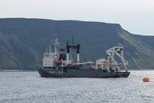 Российские моряки подняли со дна Баренцева моря два американских танка.