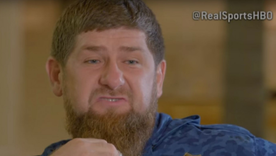 Рамзан Кадыров во время интервью телеканалу HBO.