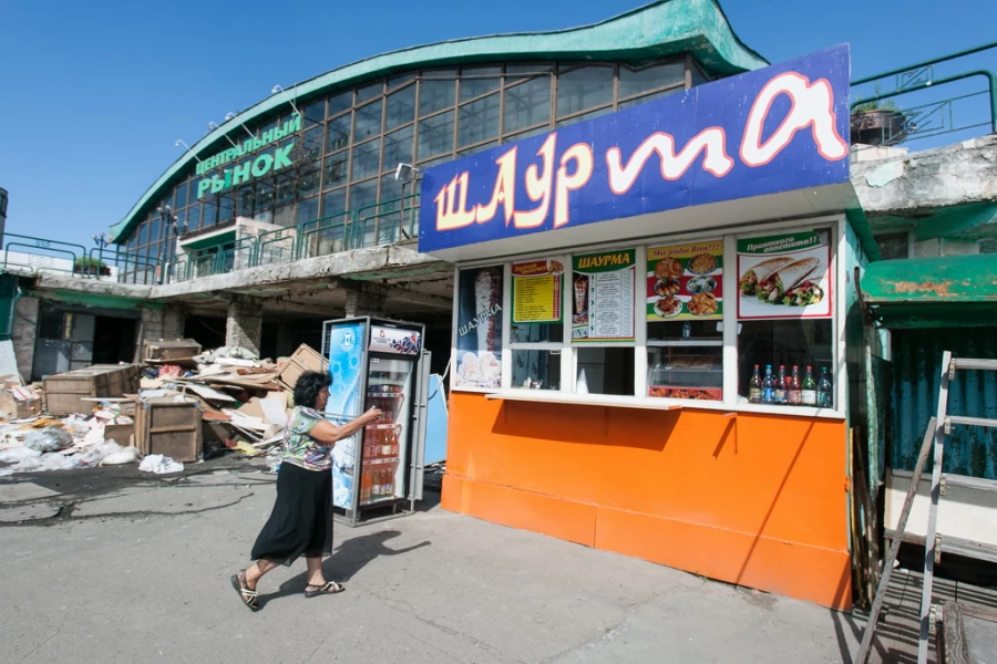 Старый базар в Барнауле, 17 июля 2017.