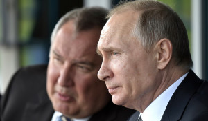 Владимир Путин и Дмитрий Рогозин.