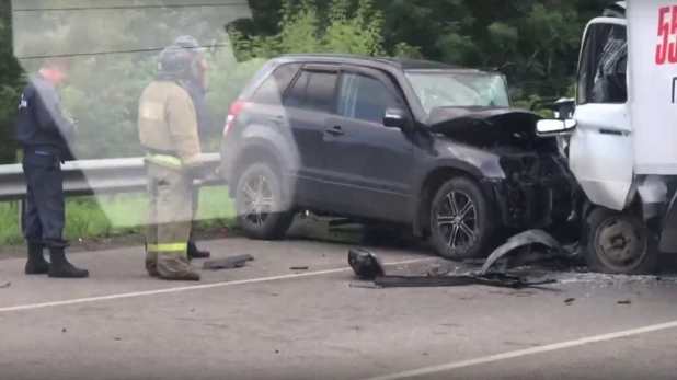 Авария возле Присягино. 20 июля 2017 года.