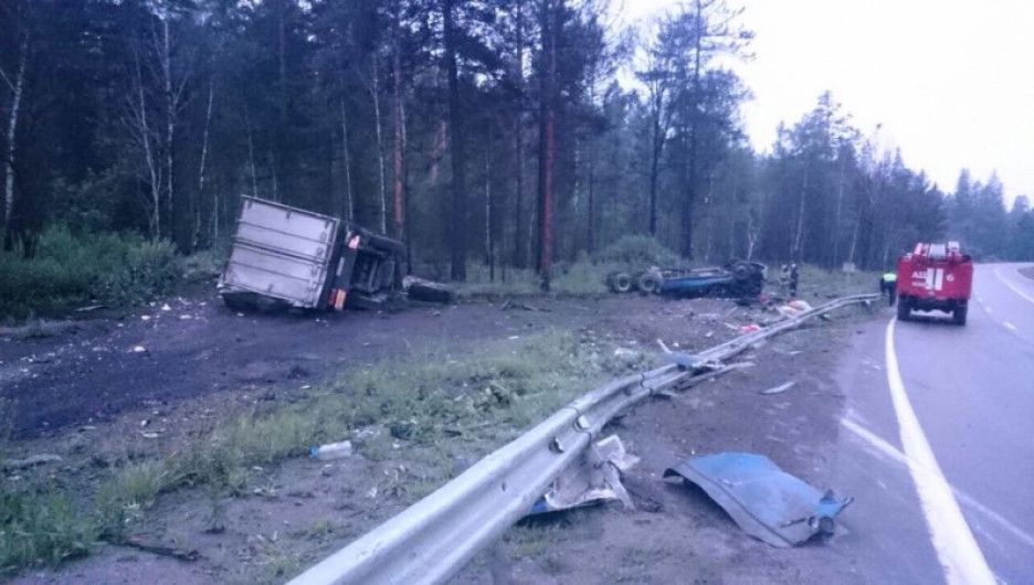 В Иркутской области погиб водитель с Алтая. 25 июля 2017 года.