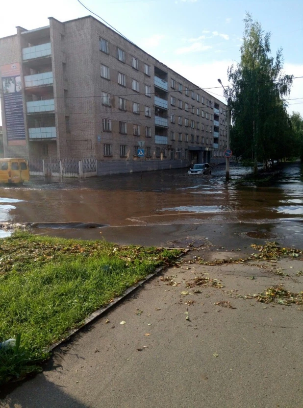 Последствия непогоды на Алтае, 29 июля 2017.