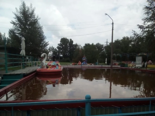 Центральный парк Барнаула.