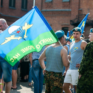 День десантника в Барнауле. 2 августа 2017 года.