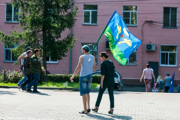 День десантника в Барнауле. 2 августа 2017 года.