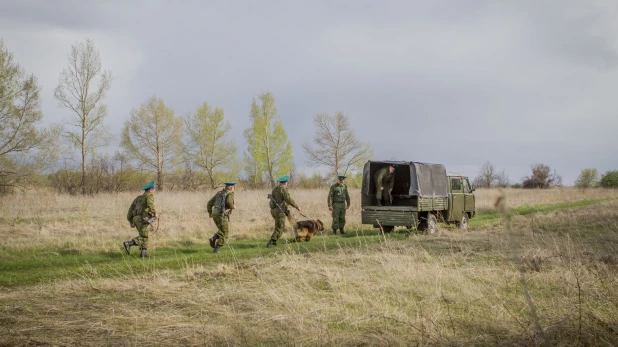 Алтайские пограничники.